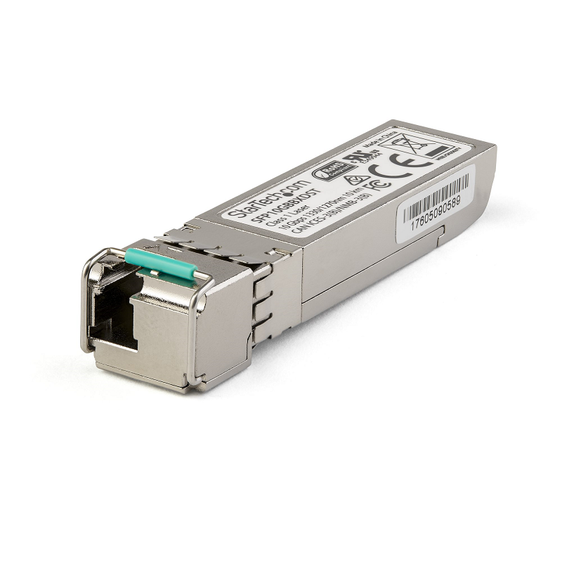StarTech SFP10GBX40DS 10 GbE Gigabit Ethernet BiDi Fiber (SMF) Transceiver 